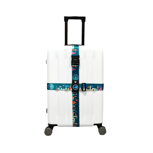 行李箱绑带托运加固十字捆绑可调节拉杆旅行TSA海关密码锁打包带