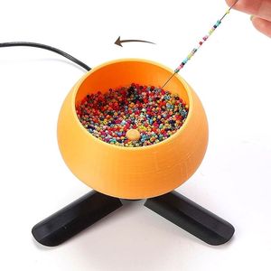 电动串珠神器串珍珠玉石玛瑙木佛珠项链手链穿珠钩针亮片手工工具