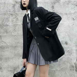 酷酷少女西装外套