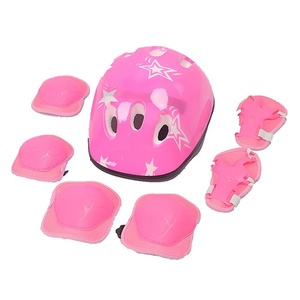 7Pcs/set PVC Roller Skating Protective Gear Children 's Helm