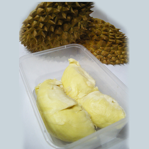 鲜易达新鲜水果天津当日达泰国树上熟金枕头榴莲肉500g【冷冻】