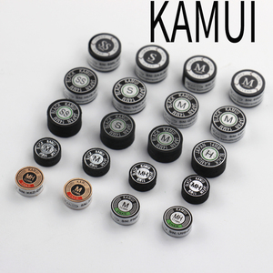 日本原产黑卡姆皮头KAMUI英式台球杆斯诺克球杆头11MM 花式14正品