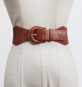 夏季时尚简约红黑色弹力松紧腰带腰带女装饰百搭配裙子衣服百褶裙