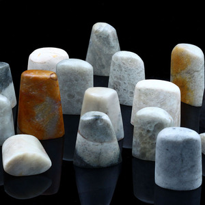 金石印坊 长白石随形 1枚 不规则闲章料篆刻石刻印章练习 尺寸随机