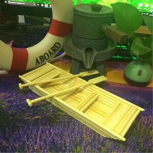 一次性筷子手工制作船