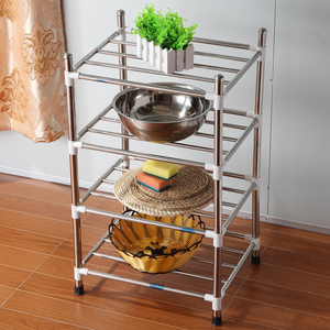 9020.59学林百货精品店淘宝不锈钢脸盆架子多层加厚四角架