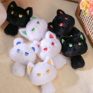 抖音同款优偶出品熊呆呆挂件吱吱叫可爱毛绒玩具团子