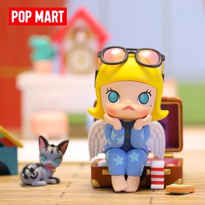 molly好想去旅行手办popmart泡泡玛特限量吊卡摆件潮玩限定礼茉莉