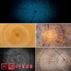 树木年轮木纹木头纹理横截面高清摄影照片平面设计素材图库图片