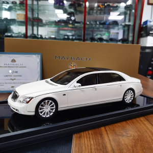 现货motorhelix mh 1/18 迈巴赫62s landaulet 树脂限量汽车模型