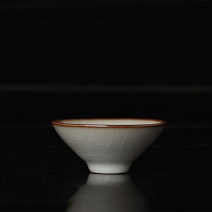 台湾刘钦莹全手工 石桥早期无款官窑斗笠 非晓芳窑