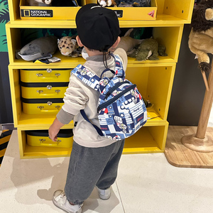 婴幼儿迷你小背包防走失3D立体小书包可爱1岁2岁3岁4岁男童牵引包