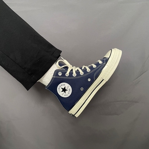 converse匡威1970s新款深蓝暗夜蓝高低帮男女帆布鞋172676c172679