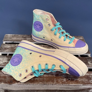 converse匡威1970s渐变紫水晶透明底高帮帆布鞋鞋171935c 171934c