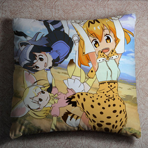 兽娘动物园抱枕靠枕靠垫动物朋友动漫明星薮猫周边枕头套礼物定做