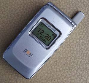 三星t408怀旧收藏古董翻盖手机原装二手正常使用