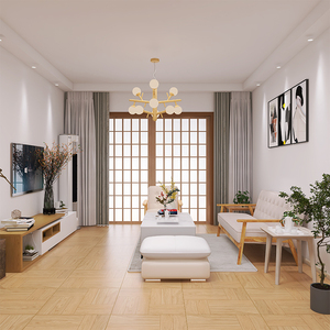 日式木纹砖客厅木纹瓷砖卧室仿实木地砖凡尔赛木纹砖复古瓷砖全瓷