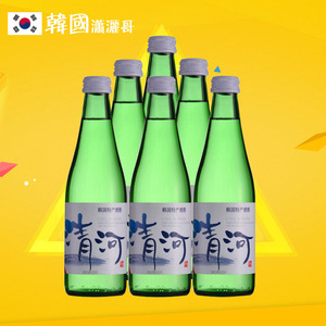 韩国进口 清河清酒300ml*6瓶装 包邮