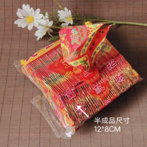 双面彩印狗头金半成品金克子黄烧纸纸扎纸活纸制品冥纸冥币狗头金