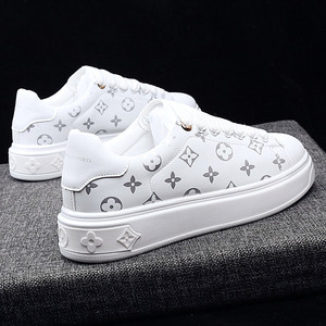 香港代购 正品专柜同款supreme情侣小白鞋男增高运动男板鞋休闲鞋