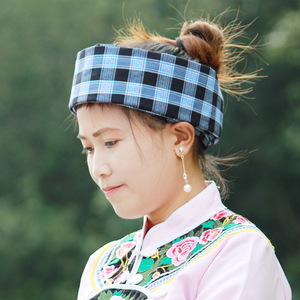 贵州少数民族头饰女布依衣族民族风头饰发饰头帕女复古头巾中国风