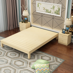 木床架无床头简易