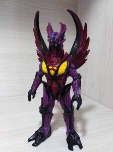 日本万代正版 稀有绝版高斯奥特曼大怪兽软胶卡欧斯头部伊布里斯