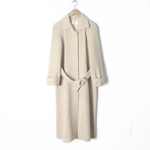 vintaga日本制 高端中古 经典淡雅气质复古时装 羊毛大衣外套P52