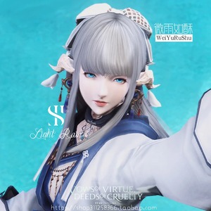 最终幻想14ff14捏脸数据脸型兔娘猫娘龙女拉拉肥【勿pai】