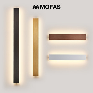 MOFAS后现代北欧风简约北欧长条卧室床头客厅阳台过道创意LED壁灯