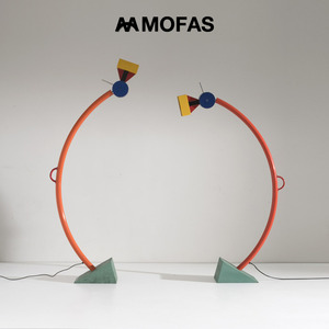 MOFAS全光谱护眼孟菲斯风格创意彩色几何客厅卧室儿童艺术落地灯