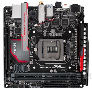 华硕maximus viii impact1151m8i支持i5 6400t6500 6600i76700k