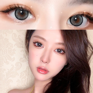 爆款酸奶爆珠银月蓝美瞳女混血年抛半年抛大小直径隐形眼镜润瞳ka