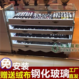 饰品展示柜精品首饰品柜台欧式展柜服装店珠宝中岛小型柜玻璃柜子