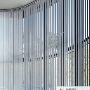 垂直帘竖百叶窗帘.落地窗百页装饰浴室窗户简约厨房防水竖向厂房