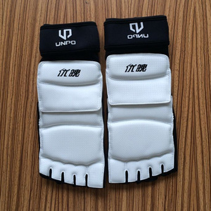 优魄儿童跆拳道护脚面跆拳道脚套跆拳道专业护具全套