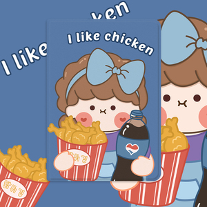 原创苹果ipad保护套air3炸鸡可乐2019新款7带笔槽10.2平板电脑10.