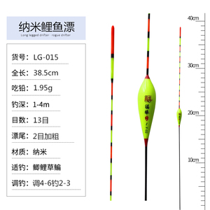纳米醒目鱼漂正品鱼票加粗近视鱼飘套装全套自找底黑坑鲤鱼浮漂子