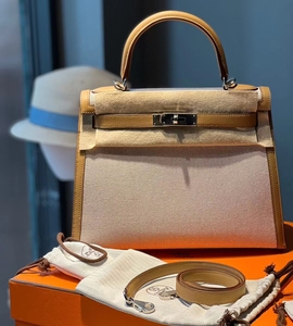 爱马仕帆布kelly