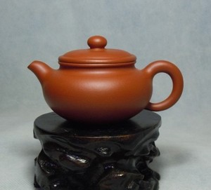 宜兴紫砂壶 纯手工正品茶壶 原矿黄龙山朱泥 保真 周国洪 仿古