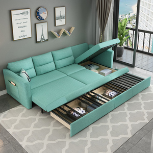 小户型沙发床两用三人