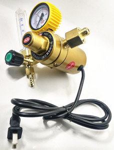 包邮气保焊机二氧化碳加热减压表36V/220V减压阀气瓶压力表