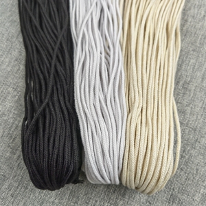 多规格圆形包芯棉绳 滚边包边条布袋抽口绳 手工编织挂毯DIY编织