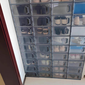 鞋盒收纳盒透明鞋子收纳神器省空间抽屉式鞋柜鞋收纳折叠鞋架塑料