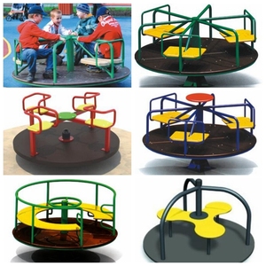 户外室外健身器材小区公园幼儿园游乐 儿童游玩设施旋转木马 转椅
