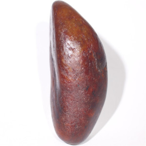 205克红沁籽料原石手把件红皮白肉雕刻玩玉料摆件籽和田红玉籽d