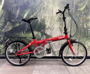 捷安特普罗power变速莫曼顿折叠自行车20寸男士女士学生通勤便携