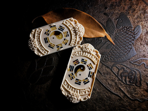 00龙御艺塑淘宝【女财神-扎基拉姆】原创设计猛犸象牙藏传佛系吊坠