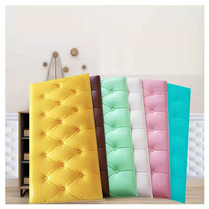 加厚自粘床头软包防撞防水塌塌米炕围3d立体墙贴卧室背景装饰简约