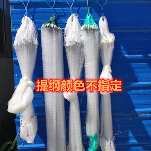 单层渔网粘网捕鱼网白条垂钓米高餐软一指浮网689分1寸眼鲤鱼冬季